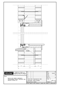 Indbygning i teglstensmur, montering med Simpson Strong-Tie